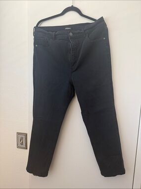 Express Black Mom super high rise  Jeans